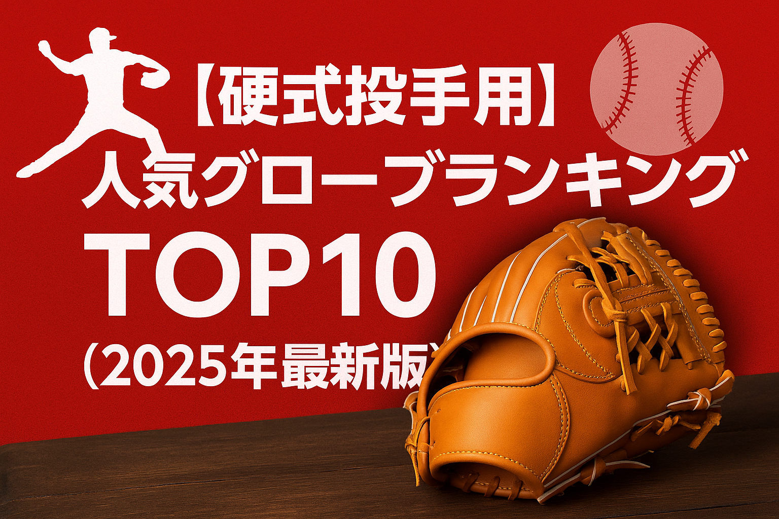 【硬式投手用】人気グローブランキングTOP10（2025年最新）